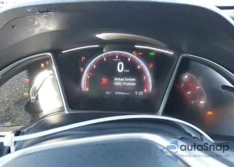 2019 Honda Civic Sport z USA, uszkodzony, nr VIN 2HGFC2F86KH546389